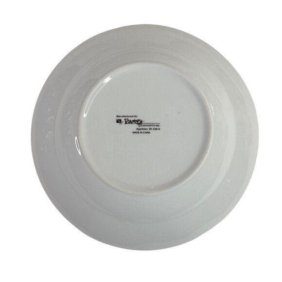 Set Of 3 Party Concepts Christmas Santa Claus Bowls 8" Ceramic Soup Salad PXT1 - Picture 6 of 9